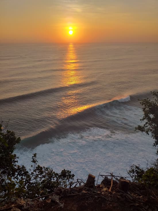 Bali cliff sunset shot, 2019.
