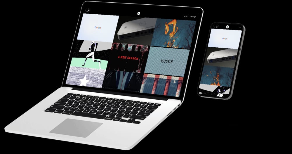 a laptop showing Mako Pool Restorations
